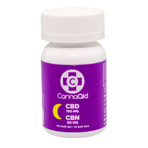 Cannaaid 150mg CBD + 50mg CBN pills 10ct