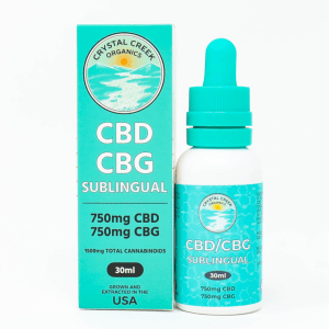 Crystal Creek Organics CBD/CBG Oil 1500mg