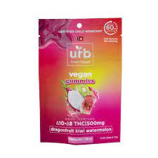 Urbs Finest 500mg Delta 8 + Delta 10 Vegan Gummies